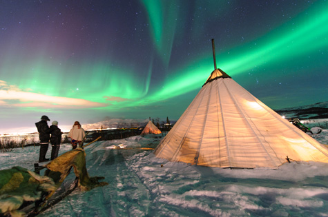 Norway - Tromso region Lavu yurts