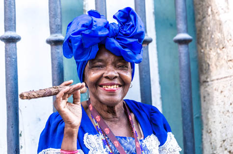 Cuban woman Havana