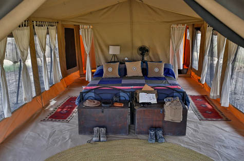 Lake Natron camp tent