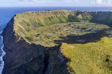 Chile - Easter Island Rano Kau Volcano