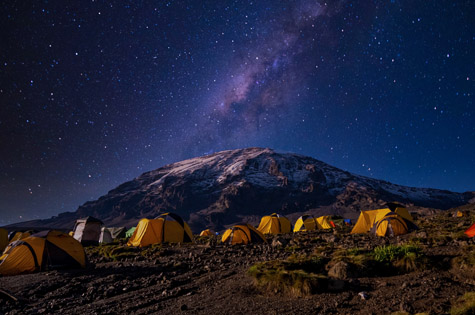 Camping on Kilimanjaro