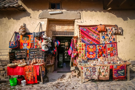 Peru - Ollantaytambo - souvenirs