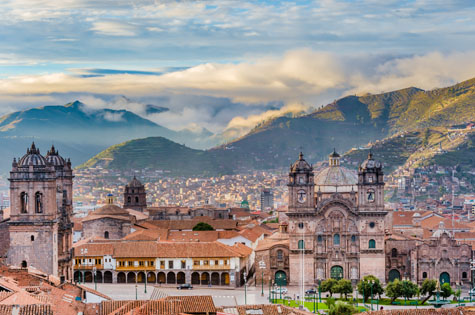 Peru - sunrise over Cusco