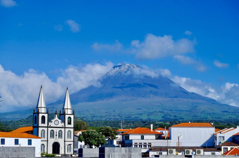 Madalena town Pico Island