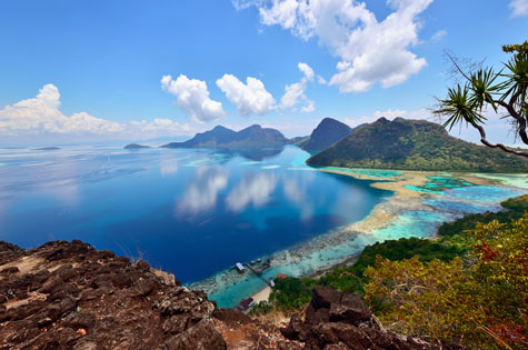 Bohey Dulang Island near Sipadan Island Sabah