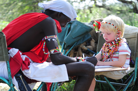 Tumaren Camp kids bush school