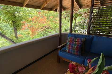 Anse Chastanet open sided room