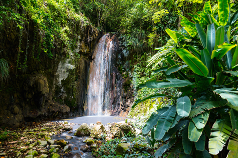 Saint Lucia Diamond waterfall
