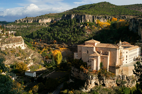 Parador in the old Convent of St Paul Cuenca in Castilla La Mancha