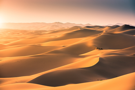 Mongolia Gobi Desert sand dunes