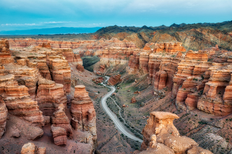 Silk Road Charyn Canyon in South East Kazakhstan