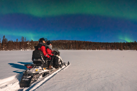 Snowmobiling